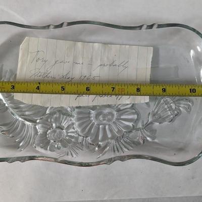 Decorative Clear Glass Servers