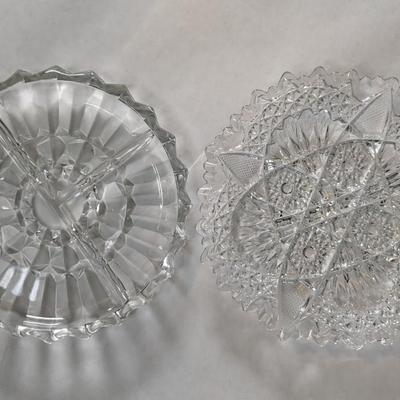 Decorative Clear Glass Servers