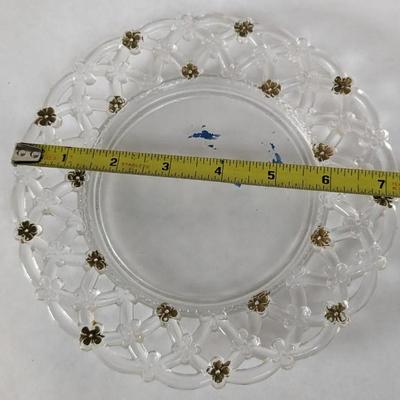Decorative Clear Glass Servers