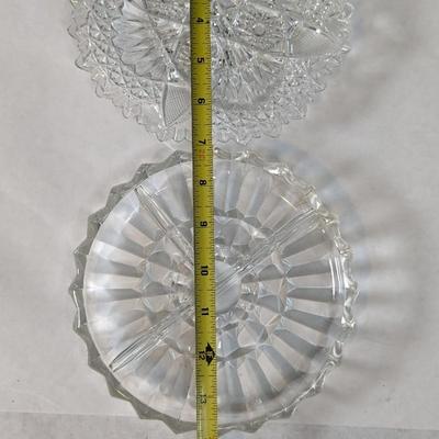 Decorative Clear Glass Servers
