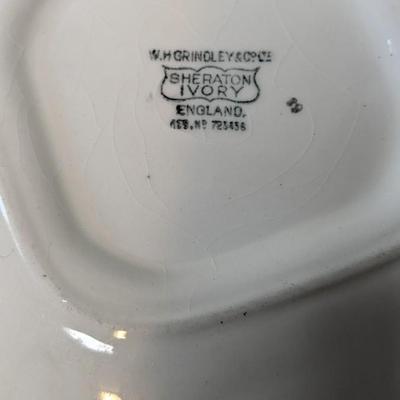WH Grindley Sheraton Ivory Dishware