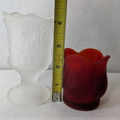 Red and Green Glass Assortment