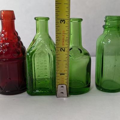 Red and Green Glass Assortment