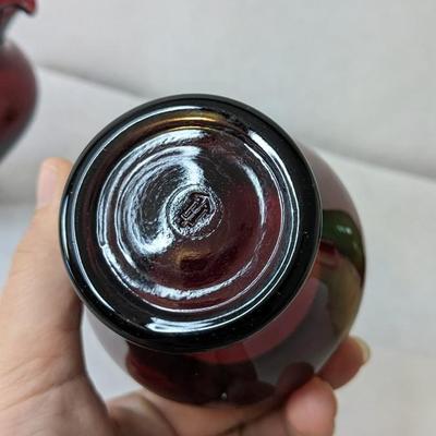 Red and Green Glass Assortment