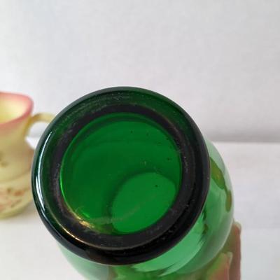 Red and Green Glass Assortment