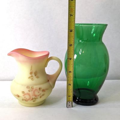Red and Green Glass Assortment