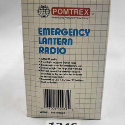Pomfret Emergency Lantern Radio