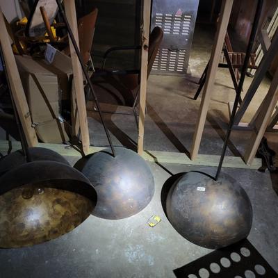 4 Brass Celling Lights