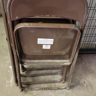5 folding chairs