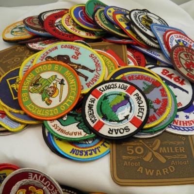 Over 100 Vintage Boy Scout & Extra Misc. Patches