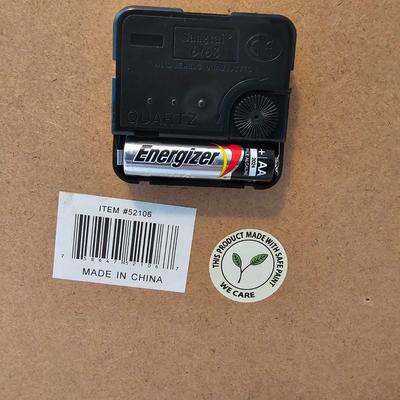 Wrought Iron Table, Caddy & Oval Clock.   (UB-JS)