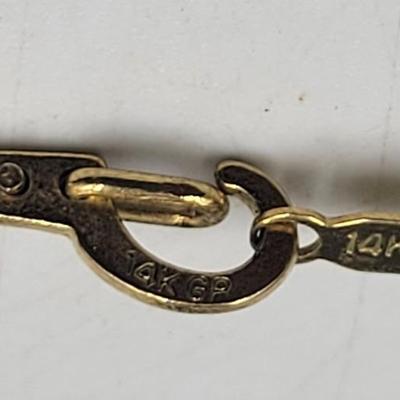 14K Gold Plated Heart Pendant Necklace