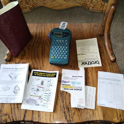 Brother pt85 p-touch home and hobby labeler