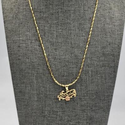 Gold Toned 925 Necklace