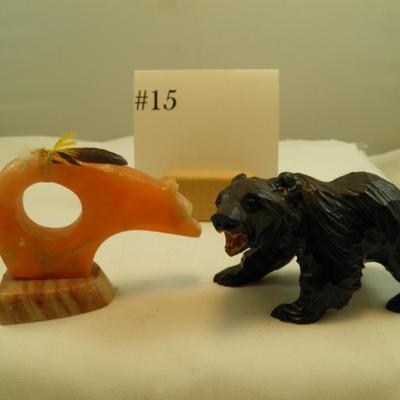 Set of 2 Bear Figurines