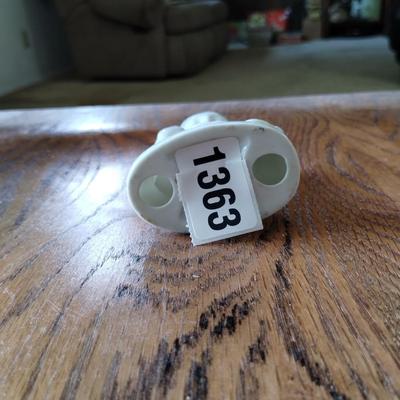 Virgin Mary Statue with Baby Jesus 1970s Porcelain Figurine