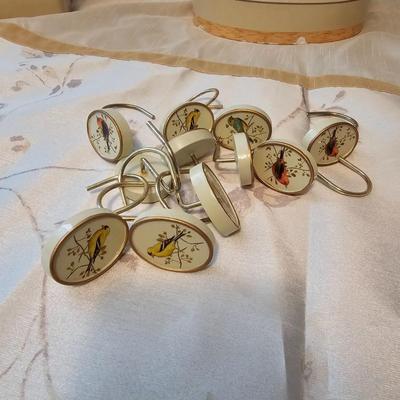 Shower Curtains, Hooks + Bath Accessories  (UB-JS)