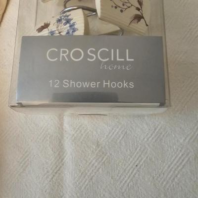 Shower Curtains, Hooks + Bath Accessories  (UB-JS)
