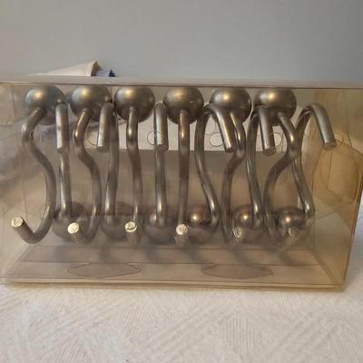 Shower Curtains, Hooks + Bath Accessories  (UB-JS)