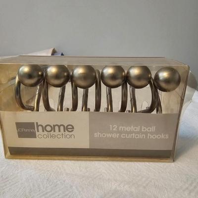 Shower Curtains, Hooks + Bath Accessories  (UB-JS)