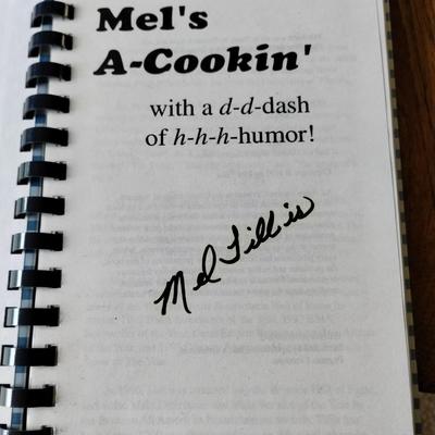 Signed Mel's A Cookin Cook book