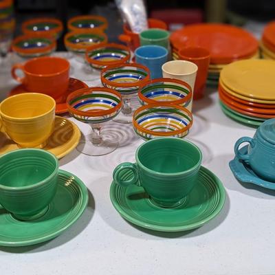 Large (68) Lot of Fiesta Ware
