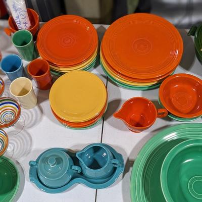 Large (68) Lot of Fiesta Ware