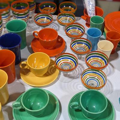 Large (68) Lot of Fiesta Ware