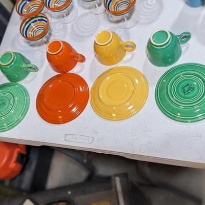 Large (68) Lot of Fiesta Ware