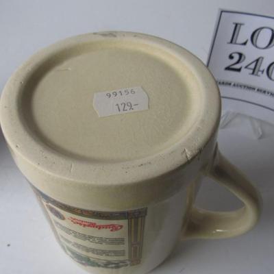 Lot 240:  Budweiser Budvar From Czech Joint Stock Brewery Beer Mug and Over the Hill Mug