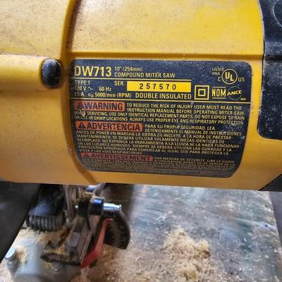 DeWalt 10" Compound Miter Saw + More  (BG-JS)