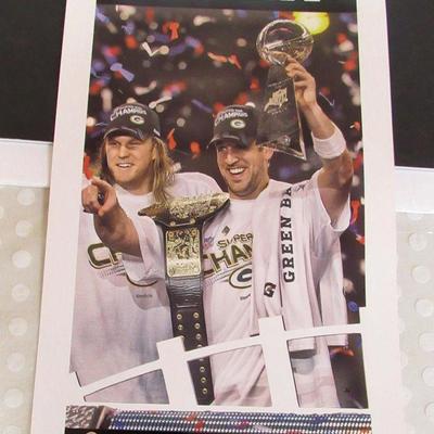 Lot 243: Green Bay Packers Super Bowl Champs, Laminated Large Poster, 2011