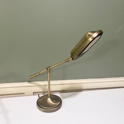 VERILUX ~ Pair (2) ~ 3-Way Brushed Brass ~ Desk Lamps ~ *Read Details