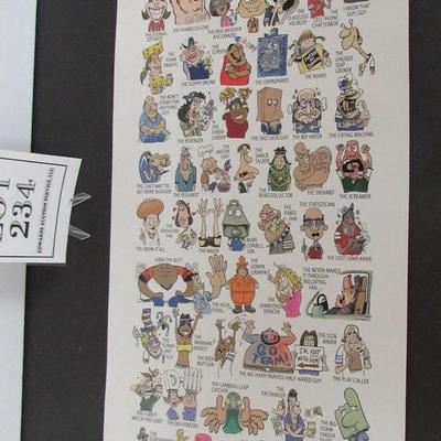 Lot 244: Large Laminated Poster, What Kind of Super Fan Are You? 2011
