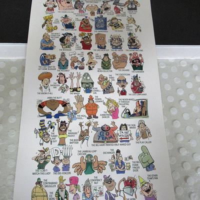 Lot 244: Large Laminated Poster, What Kind of Super Fan Are You? 2011