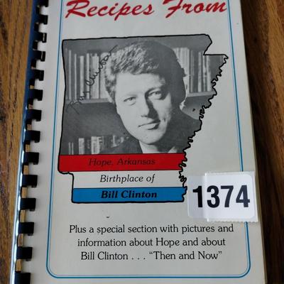 Recipes from Hope Arkansas cook book