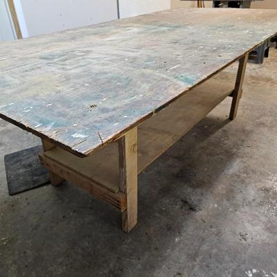 Wood Top Work Table (BG-JS)