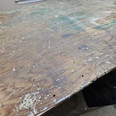 Wood Top Work Table (BG-JS)