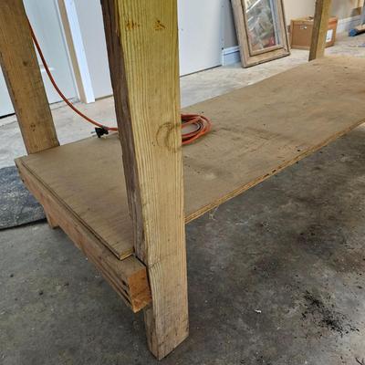 Wood Top Work Table (BG-JS)