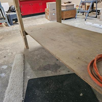 Wood Top Work Table (BG-JS)