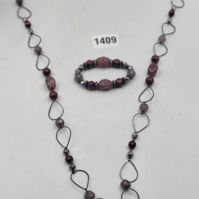 Purple Jewelry Ensemble