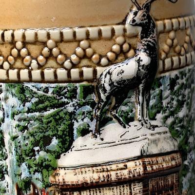 1987 Limited Edition Budweiser Holiday Stein #CS70, "C" Series, Collector's Series