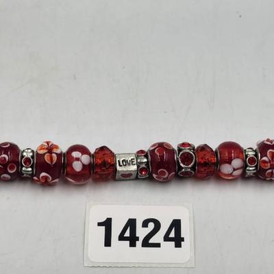 Red Love/Heart Bracelet