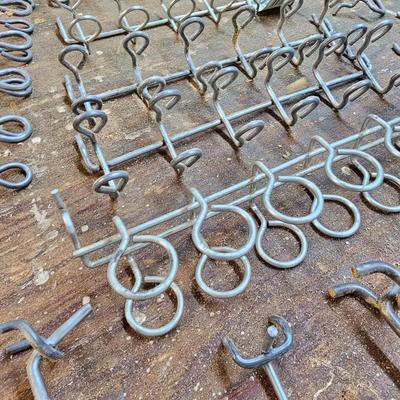 Large Assortment of Peg Board Hooks  (BG-JS)