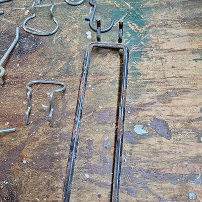 Large Assortment of Peg Board Hooks  (BG-JS)