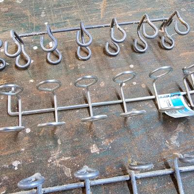 Large Assortment of Peg Board Hooks  (BG-JS)