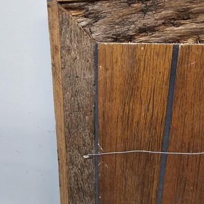 Rustic Barn-Wood Frame Mirror (BG-JS)