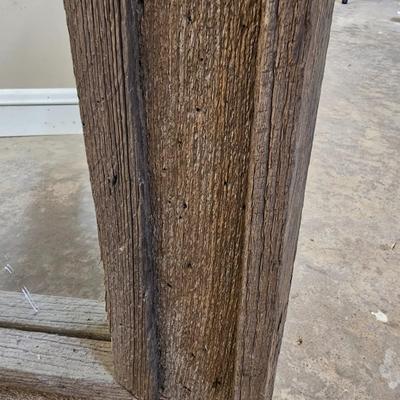 Rustic Barn-Wood Frame Mirror (BG-JS)