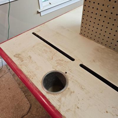 Work Table w/Drawers & Storage  (BG-JS)