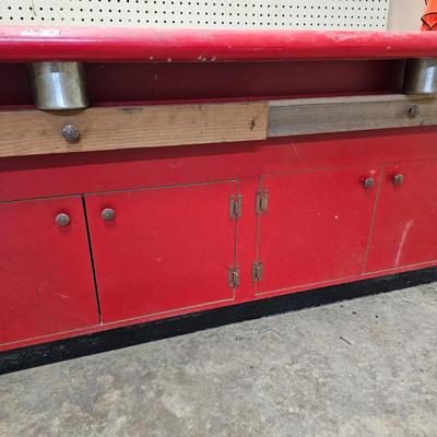 Work Table w/Drawers & Storage  (BG-JS)